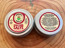 Load image into Gallery viewer, Everything Salve 1/2 oz   Bug Bites, Burns, Bruises, Cuts, Scrapes, Rashes, Mild Fungus, All Natural

