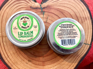 Lip and Hand Balm- Lemongrass 1 oz Lip Protection, All Natural