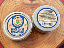 Load image into Gallery viewer, Vapor Salve 1 oz  Chest Cold, Sinus Relief, Allergies, Mucus Break-Up, All Natural
