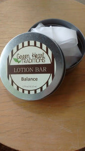 Lotion Bar- Balance - Shea butter and Coconut Oil