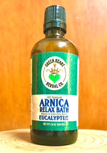 Arnica Relax Bath Eucalyptus- Full body Pain Reliever in the Bathtub