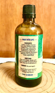Arnica Relax Bath Eucalyptus- Full body Pain Reliever in the Bathtub