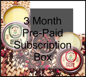 3 Month Pre- Paid Subscription Boxes